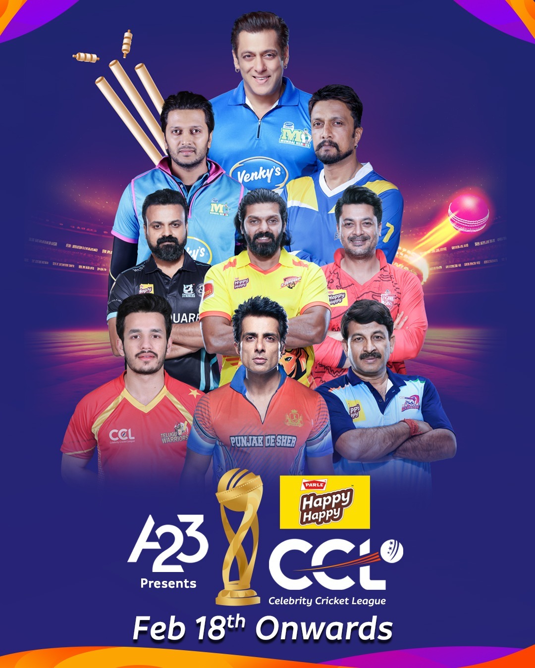Celebrity Cricket League (CCL) 2023