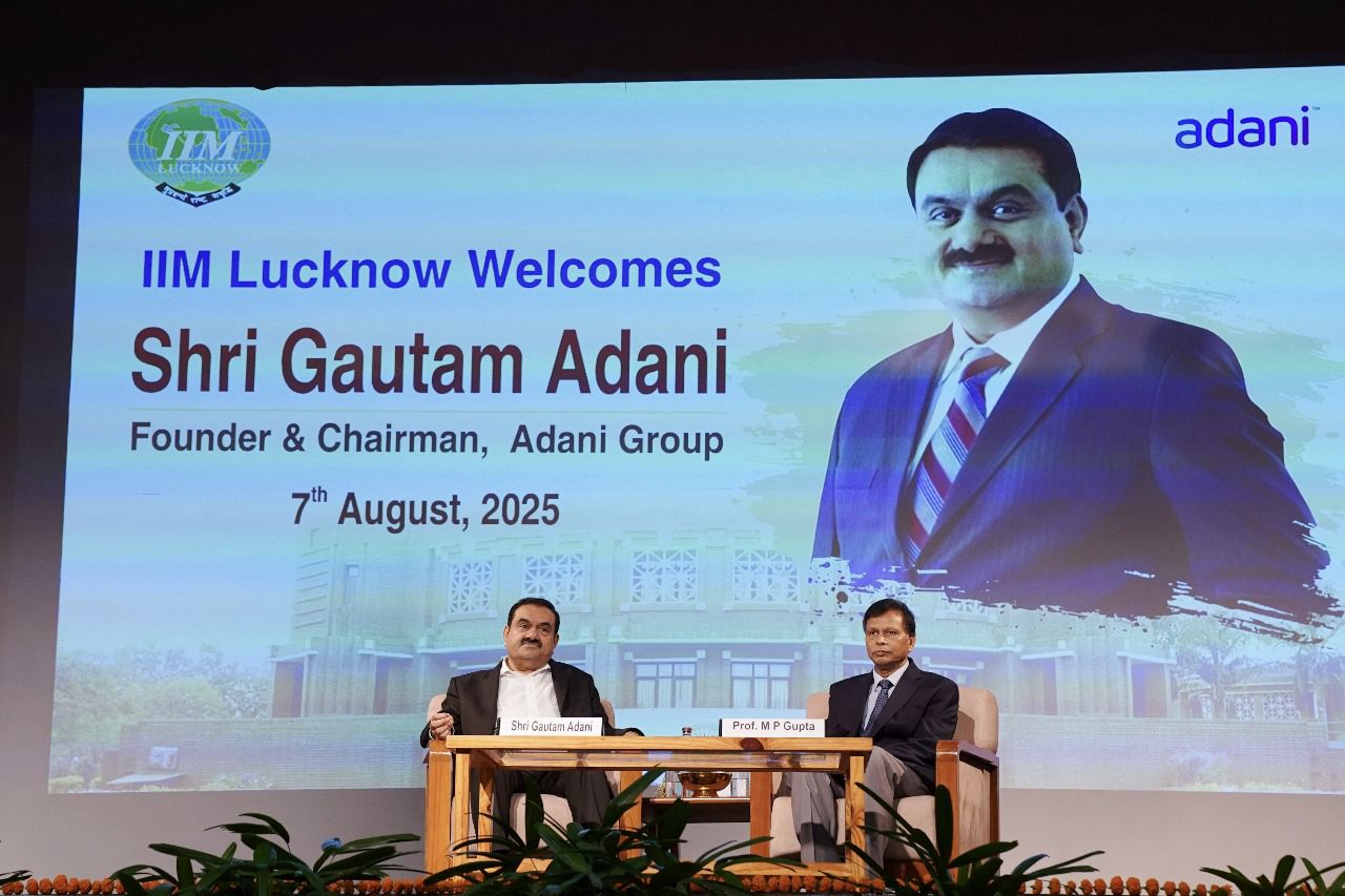 Gautam Adani at IIM Lucknow